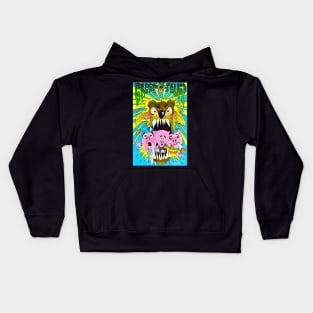 Three Little Pigs - Green Jelly Kids Hoodie